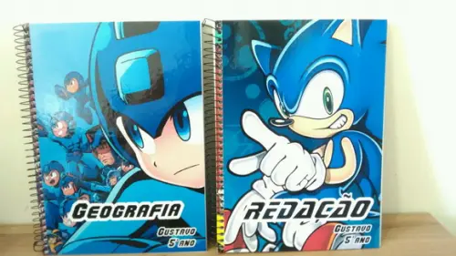 Caderno Personalizado Games