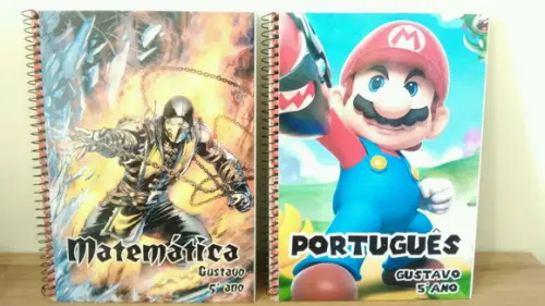 Caderno Personalizado Games