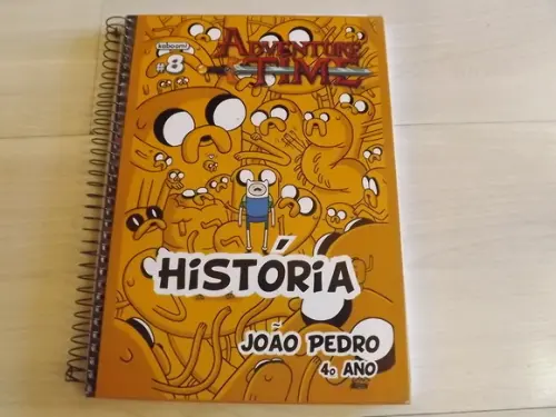 Caderno Personalizado Hora de Aventura