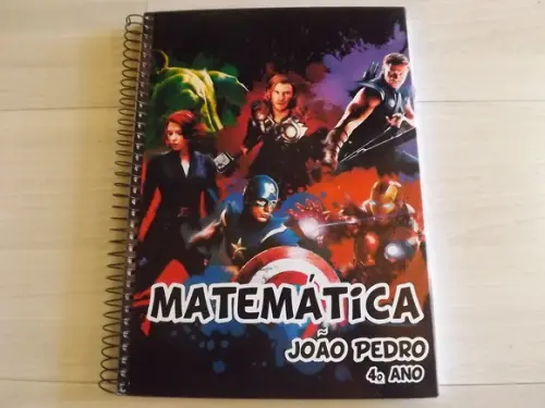 Caderno Personalizado Vingadores