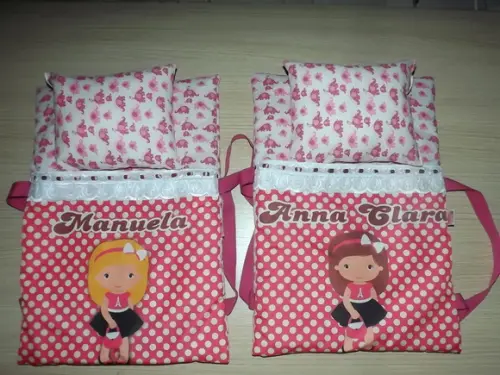 Caminha de Boneca Portátil Personalizada