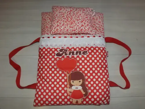 Caminha de Boneca Portátil Personalizada