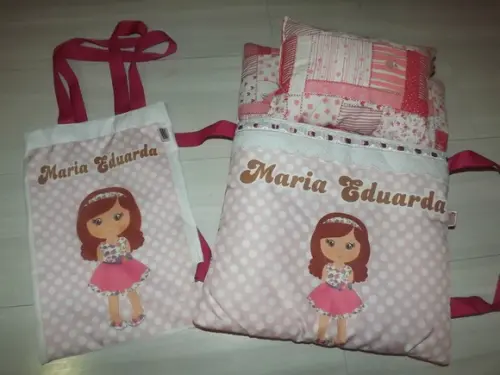 Caminha de Boneca Portátil Personalizada