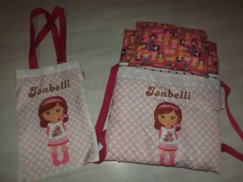 Caminha de Boneca Portátil Personalizada