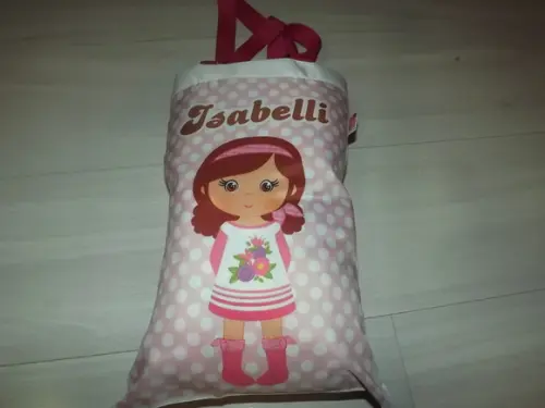 Caminha de Boneca Portátil Personalizada