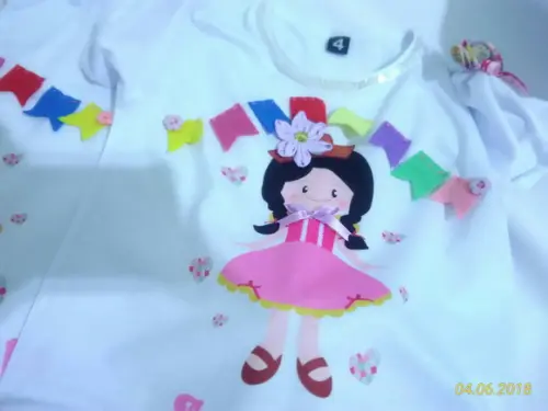 Camisa Customizada Festa Junina