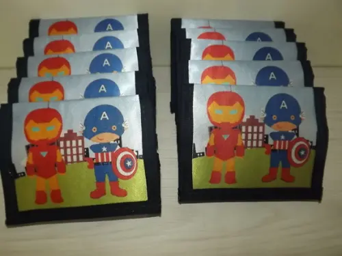 Carteira Heróis Cute