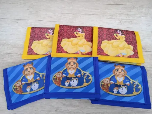Carteira Personalizada a Bela e a Fera