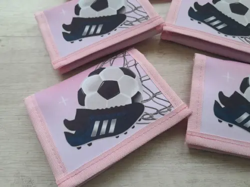 Carteira Personalizada Futebol Chuteira Preta