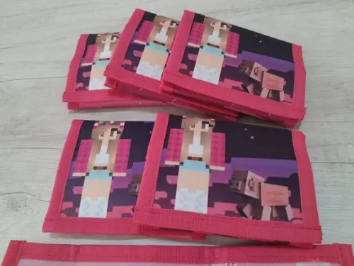 Carteira Personalizada Minecraft Menina