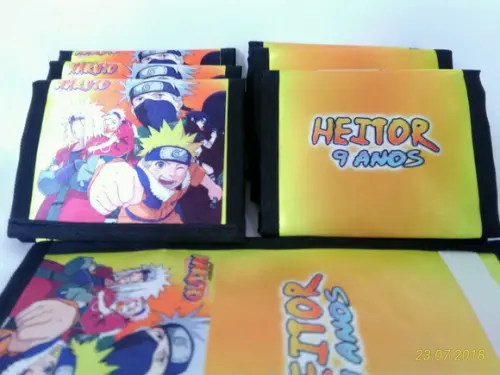 Carteira Personalizada Naruto
