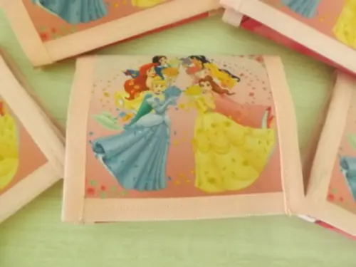 Carteira Personalizada Princesas