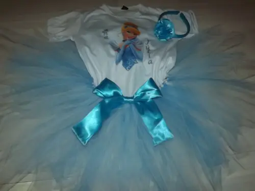 Conjunto de Tutu - Cinderela