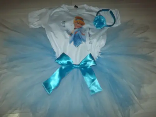 Conjunto de Tutu - Cinderela
