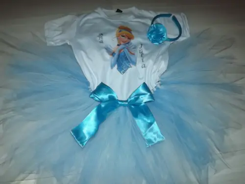 Conjunto de Tutu - Cinderela