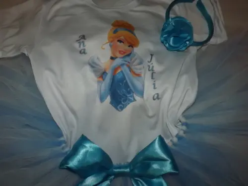 Conjunto de Tutu - Cinderela