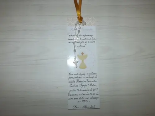 Convite Primeira Comunhão Com Tercinho