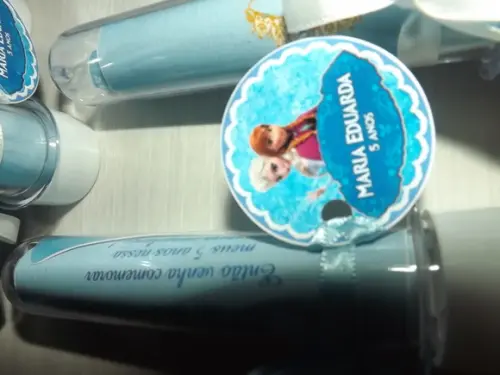 Convite Tubete Frozen