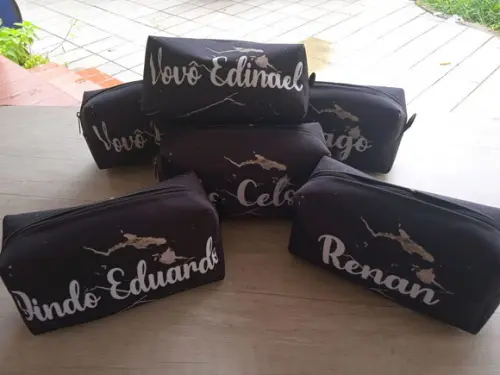 Estojo box Personalizado 15 anos preto