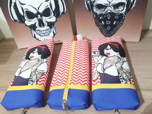 Estojo Personalizado Branca de Neve Tatuada