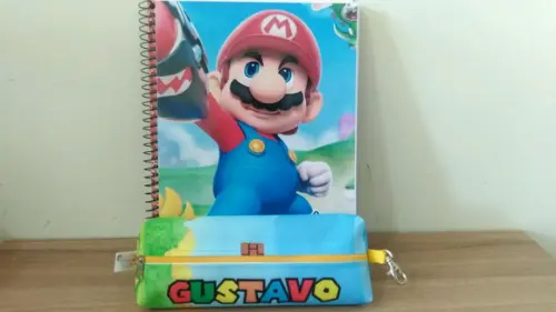 Kit Aula Personalizado Mario Bross