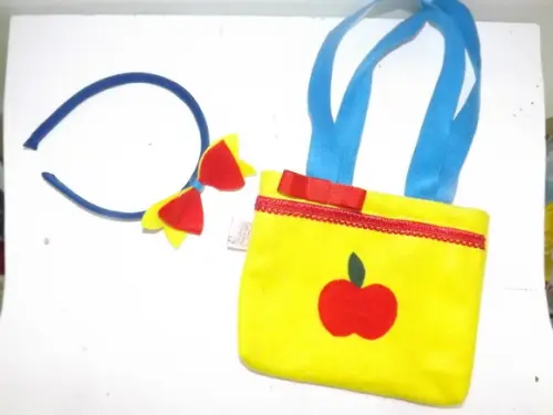 Kit Bolsinha e Arco Branca de Neve
