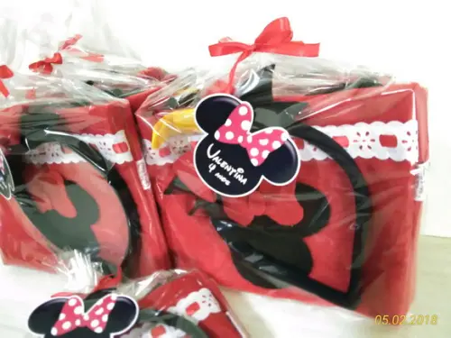 Kit Bolsinha e Arco Minnie