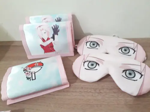 Kit Carteira e Tapa Olho Sakura