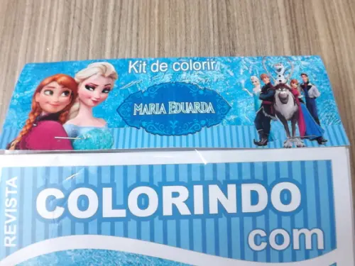 Kit de Colorir da Frozen