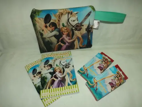 Kit de Colorir Luxo Enrolados