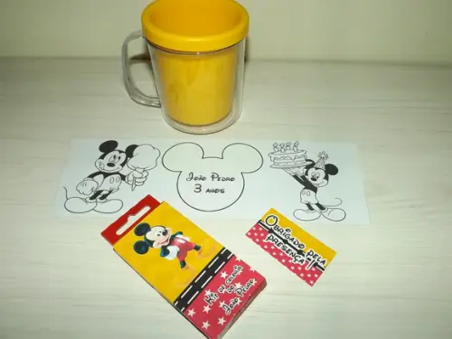Kit de Colorir na caneca Mickey