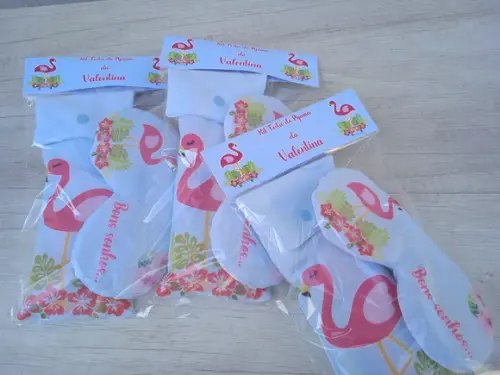 Kit Festa do Pijama Flamingo