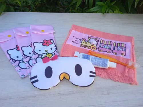 Kit Festa do Pijama Hello Kitty