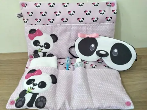Kit Festa do Pijama Luxo Panda