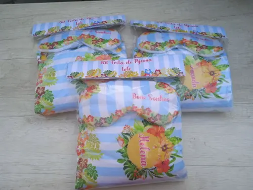 Kit Festa do Pijama Luxo Tropical