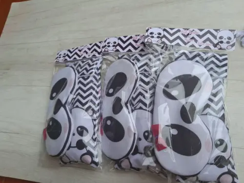 Kit Festa do Pijama Panda Chevron