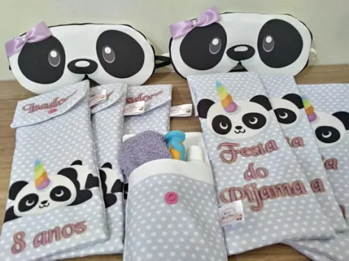 Kit Festa do Pijama Pandacórnio