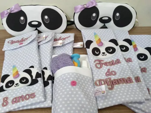 Kit Festa do Pijama Pandacórnio