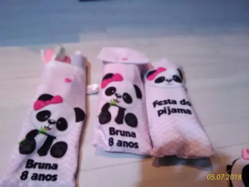 Kit Festa do Pijama Ursinha Panda