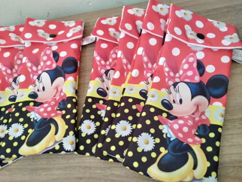 Kit Higiene Fino - Minnie Vermelha