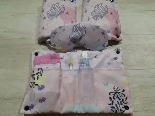 Kit Higiene Luxo Festa do Pijama Borboleta