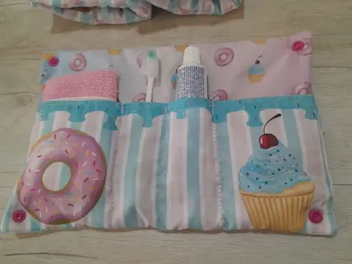 Kit Higiene Luxo Festa do Pijama Doces