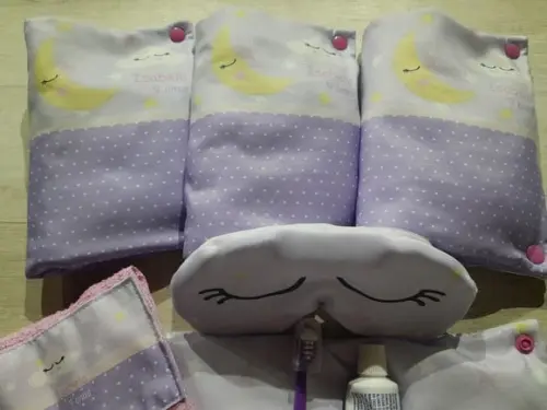 Kit Higiene Luxo Festa do Pijama Lua Lilás