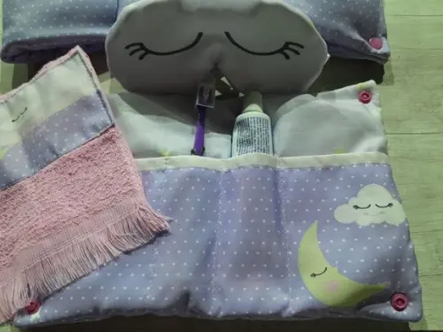 Kit Higiene Luxo Festa do Pijama Lua Lilás