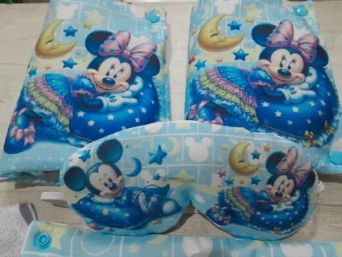 Kit Higiene Luxo Festa do Pijama Mickey e Minnie