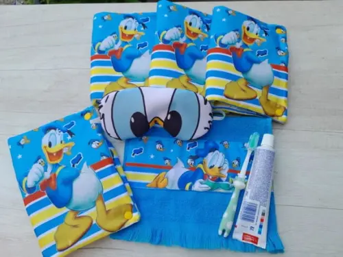 Kit Higiene Luxo Festa do Pijama Pato Donald