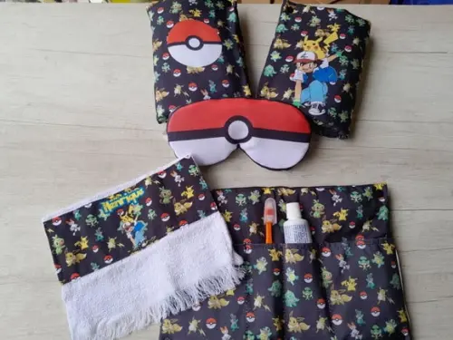 Kit Higiene Luxo Festa do Pijama Pokemon