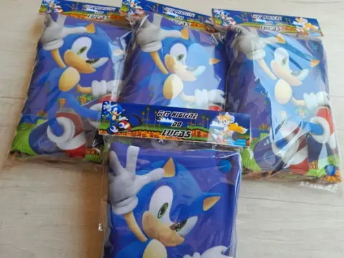 Kit Higiene Luxo Festa do Pijama Sonic