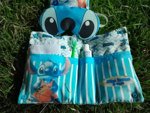 Kit Higiene Luxo Festa do Pijama Stitch Menino