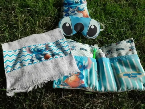Kit Higiene Luxo Festa do Pijama Stitch Menino